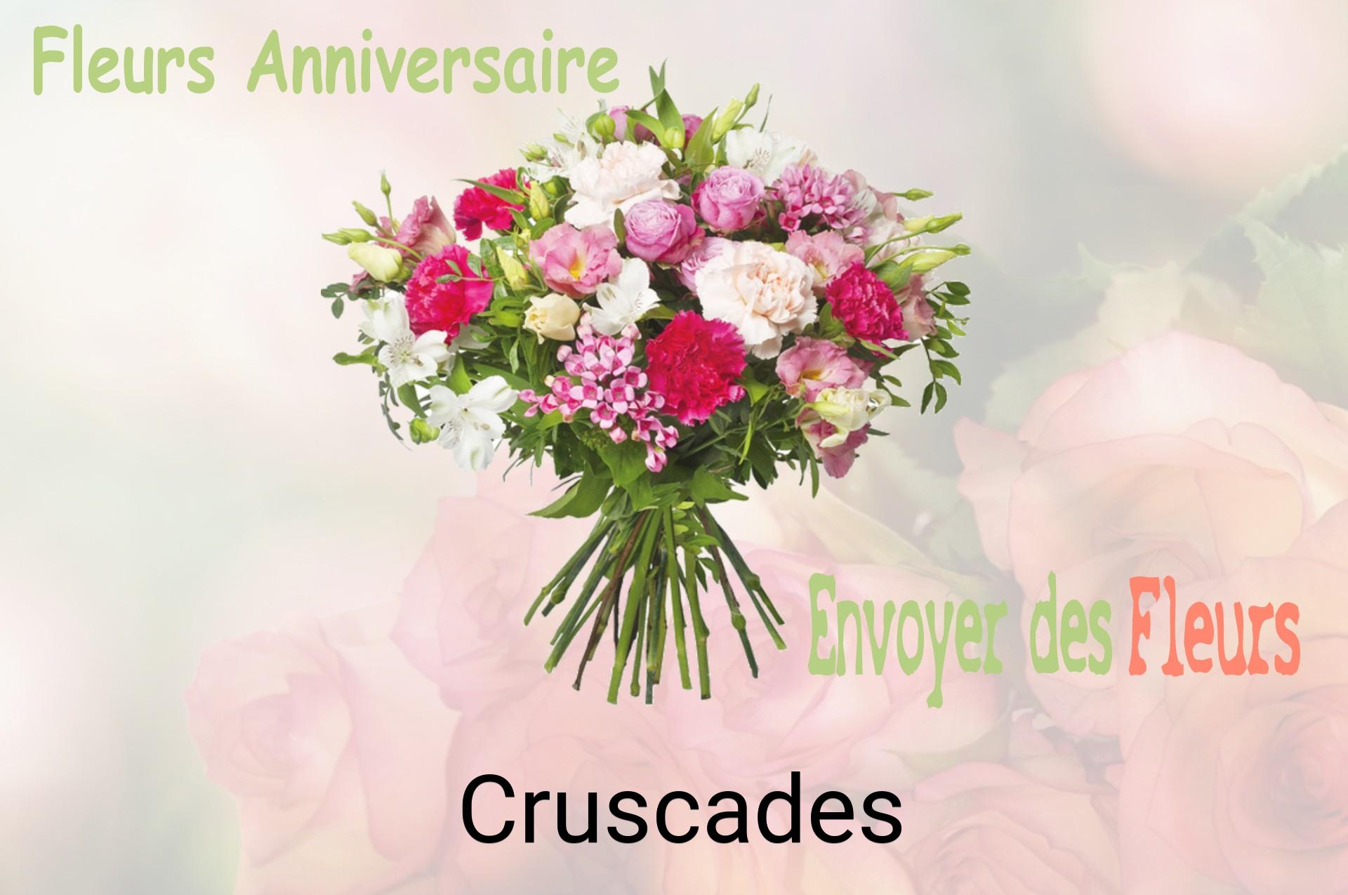 Bouquet de fleurs d’anniversaire livré à Cruscades
