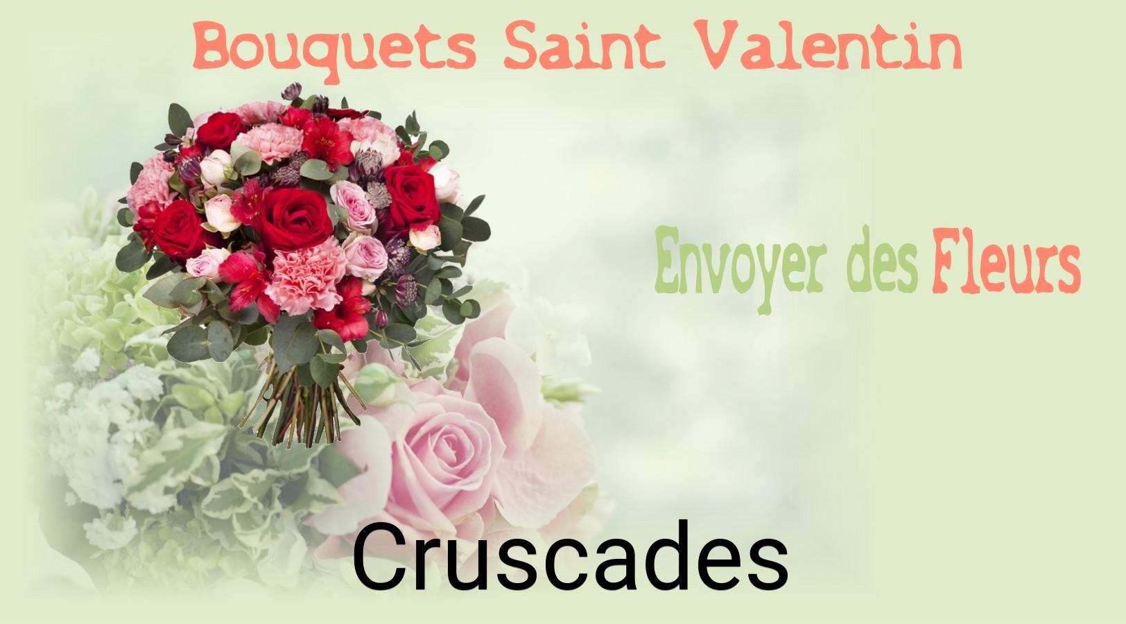 Roses de Saint-Valentin livrées à Cruscades